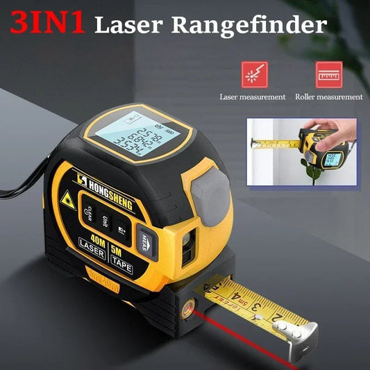 🎁The maximum discount is 59%⏳3-In-1 Infrared Laser Tape Measuring