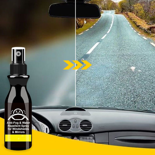 Anti-Fog & Water Repellent Spray for Windshields & Mirrors