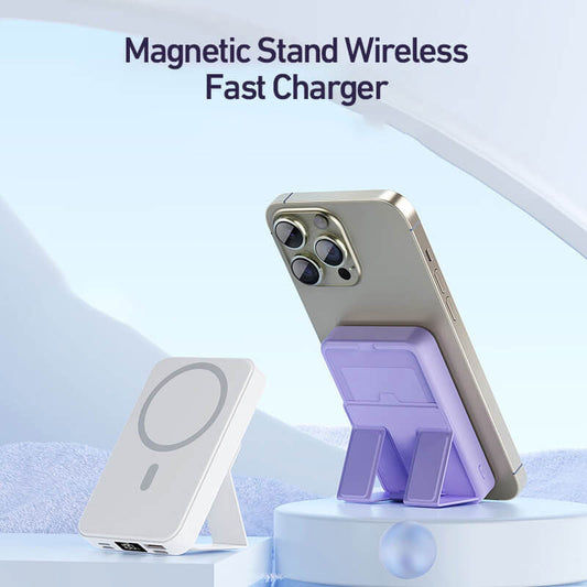 22.5W 10000mAh Magnetic Wireless Charging Mobile Power with Stand 50% OFF🔥